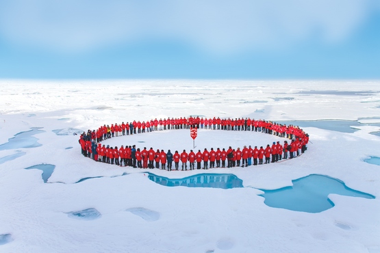 At the North Pole